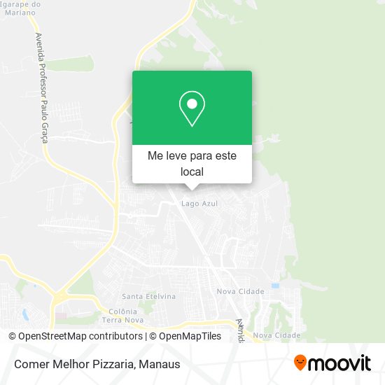 Comer Melhor Pizzaria mapa