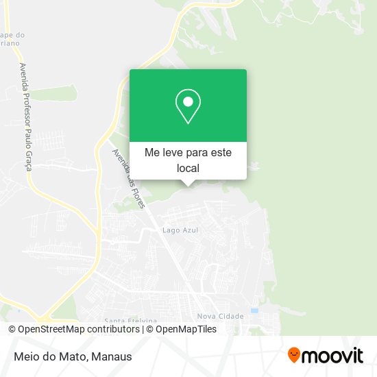 Meio do Mato mapa