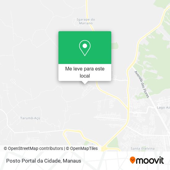 Posto Portal da Cidade mapa