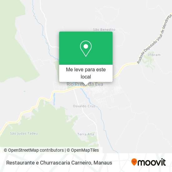 Restaurante e Churrascaria Carneiro mapa