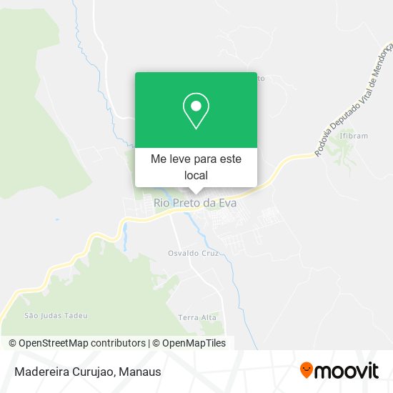 Madereira Curujao mapa