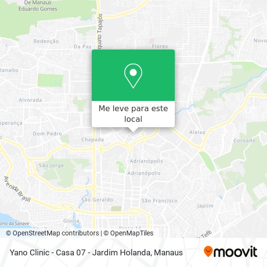 Yano Clinic - Casa 07 - Jardim Holanda mapa