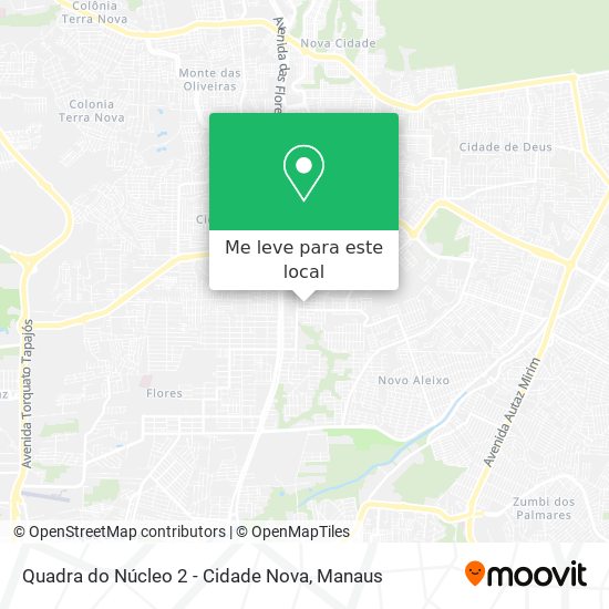 Quadra do Núcleo 2 - Cidade Nova mapa