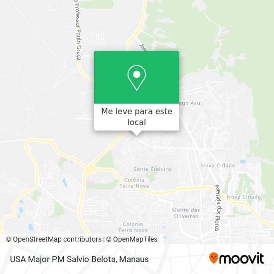 USA Major PM Salvio Belota mapa