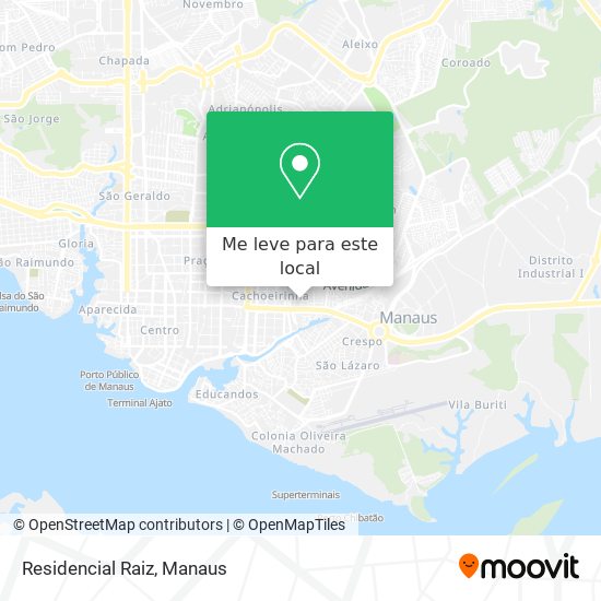 Residencial Raiz mapa
