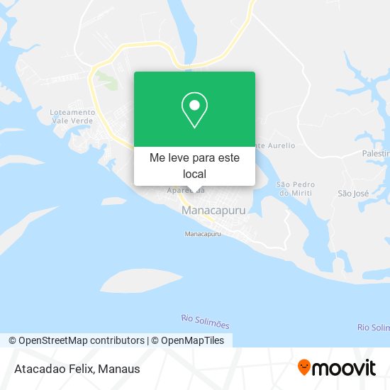 Atacadao Felix mapa