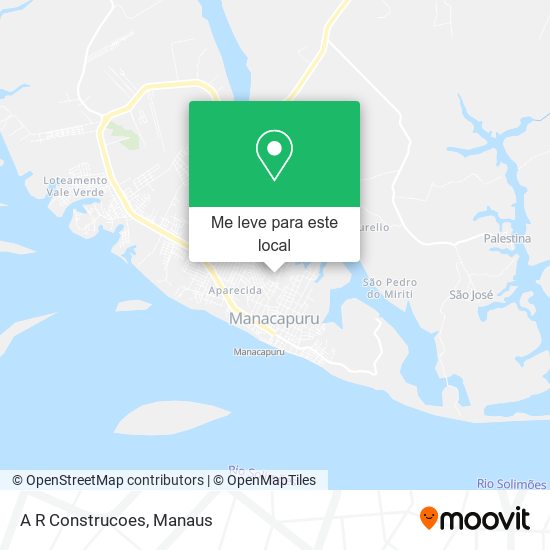 A R Construcoes mapa