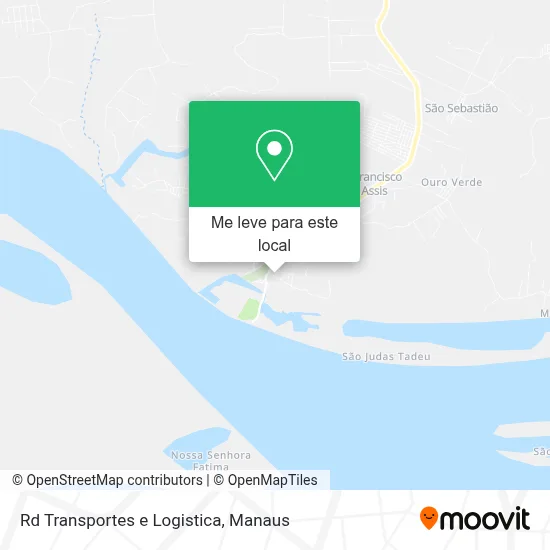 Rd Transportes e Logistica mapa