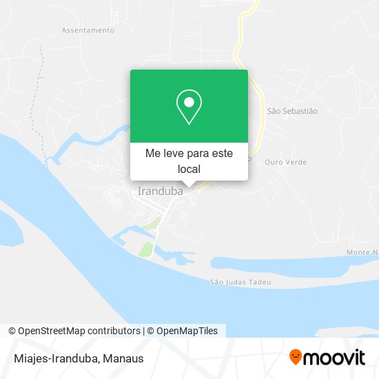 Miajes-Iranduba mapa