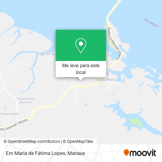 Em Maria de Fátima Lopes mapa