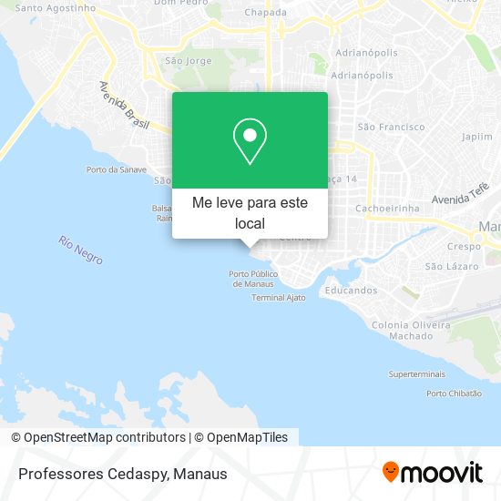 Professores Cedaspy mapa