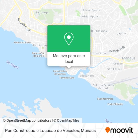 Pan Construcao e Locacao de Veiculos mapa