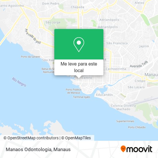 Manaos Odontologia mapa