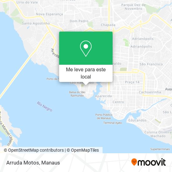 Arruda Motos mapa