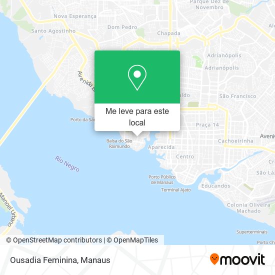 Ousadia Feminina mapa