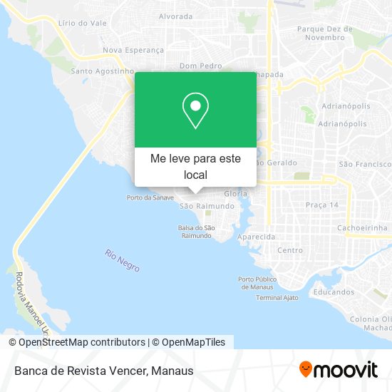 Banca de Revista Vencer mapa