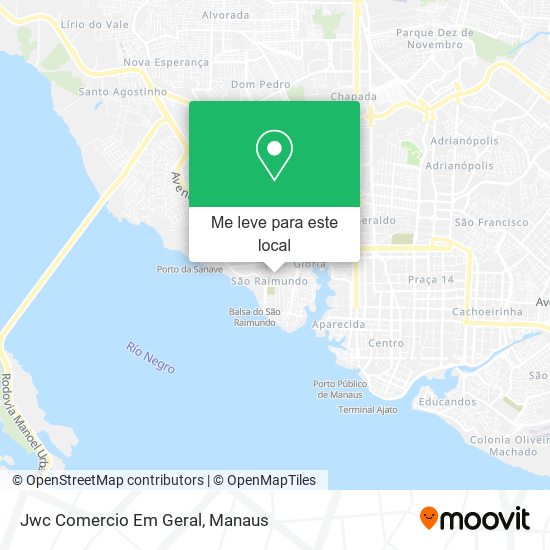 Jwc Comercio Em Geral mapa