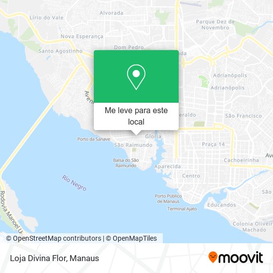 Loja Divina Flor mapa