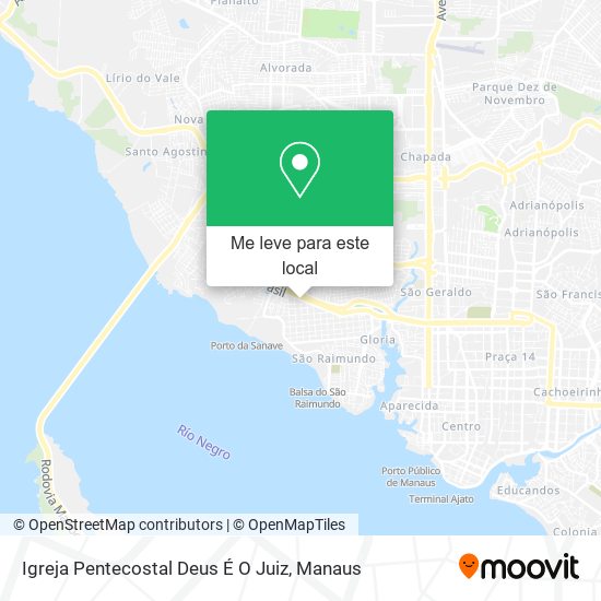 Igreja Pentecostal Deus É O Juiz mapa