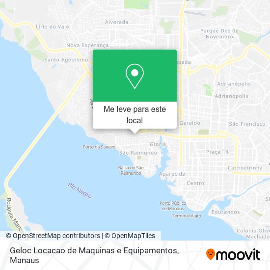 Geloc Locacao de Maquinas e Equipamentos mapa