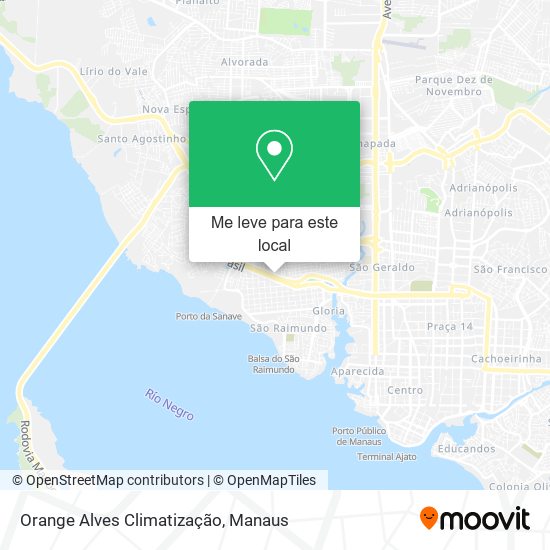 Orange Alves Climatização mapa