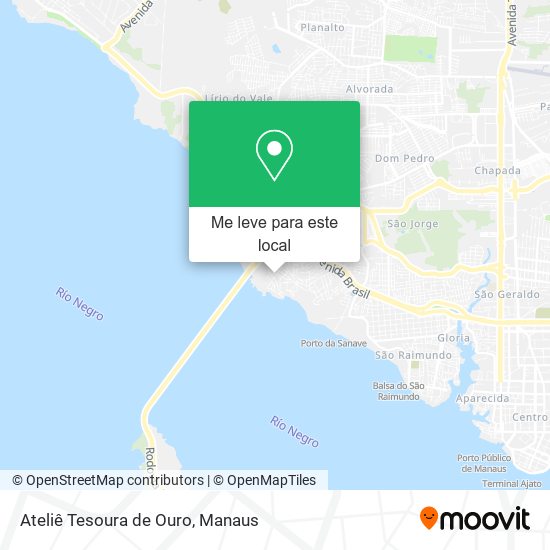 Ateliê Tesoura de Ouro mapa