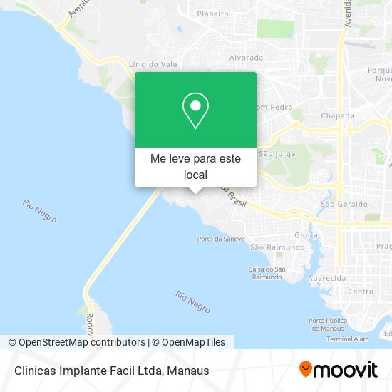 Clinicas Implante Facil Ltda mapa