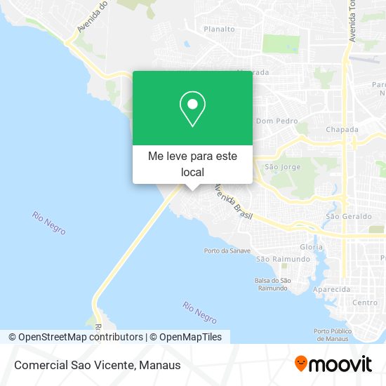 Comercial Sao Vicente mapa