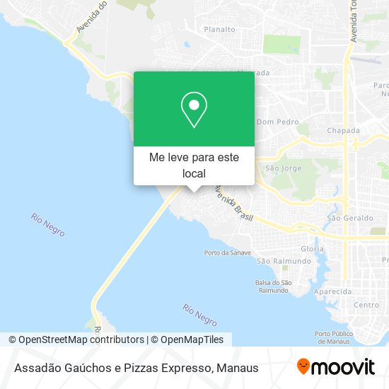 Assadão Gaúchos e Pizzas Expresso mapa