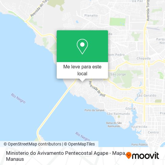 Ministerio do Avivamento Pentecostal Agape - Mapa mapa
