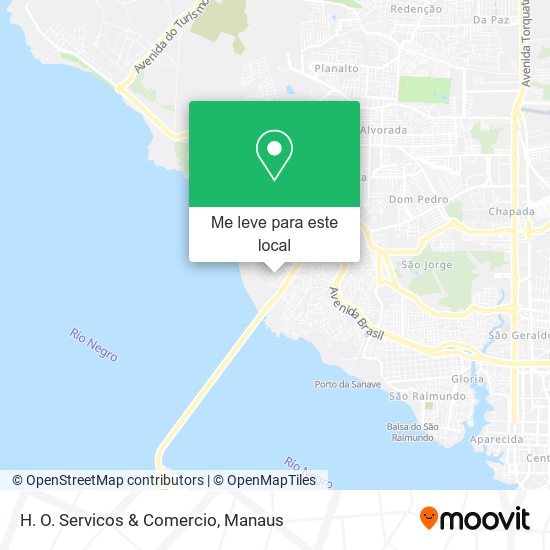 H. O. Servicos & Comercio mapa
