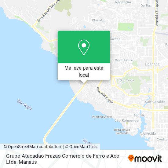 Grupo Atacadao Frazao Comercio de Ferro e Aco Ltda mapa