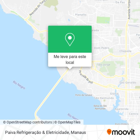 Paiva Refrigeração & Eletricidade mapa