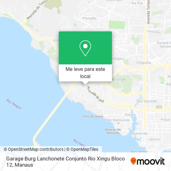 Garage Burg Lanchonete Conjunto Rio Xingu Bloco 12 mapa