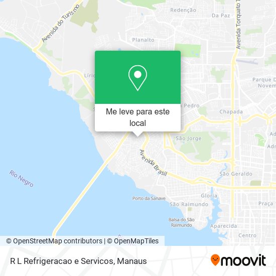 R L Refrigeracao e Servicos mapa