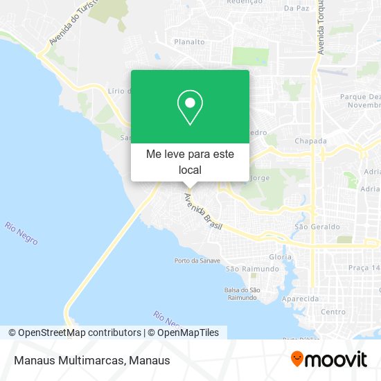 Manaus Multimarcas mapa