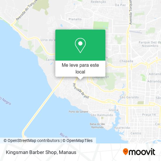 Kingsman Barber Shop mapa