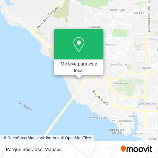 Parque Sao Jose mapa