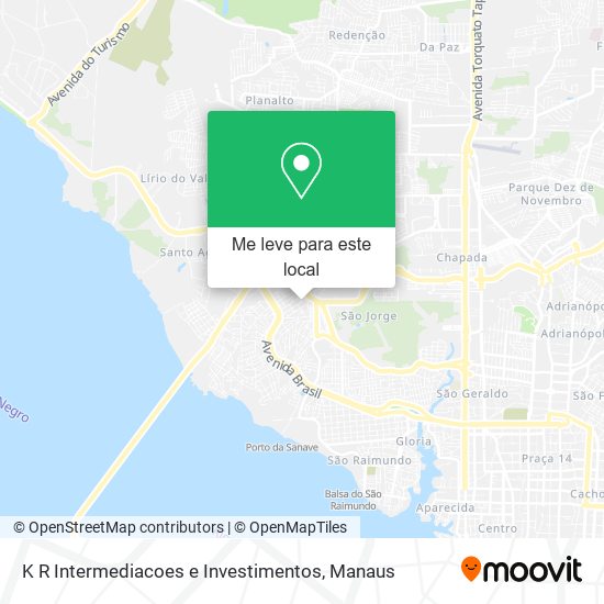 K R Intermediacoes e Investimentos mapa