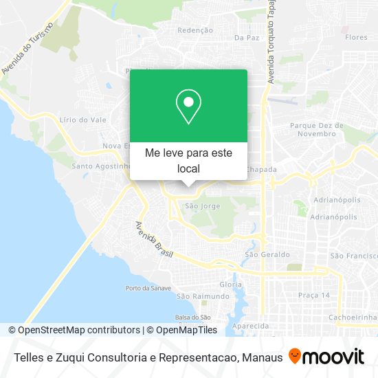 Telles e Zuqui Consultoria e Representacao mapa