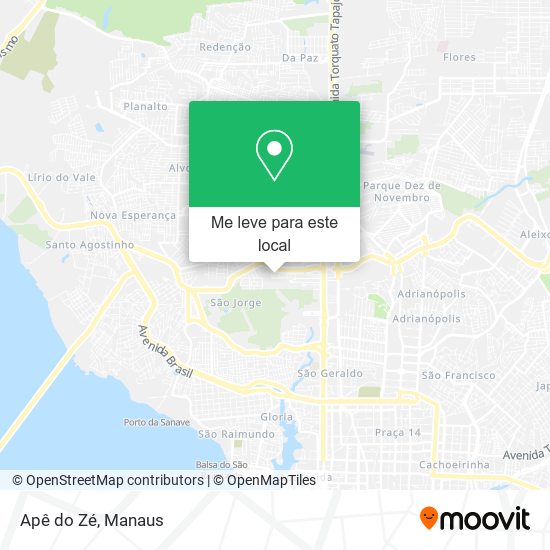 Apê do Zé mapa