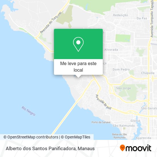 Alberto dos Santos Panificadora mapa