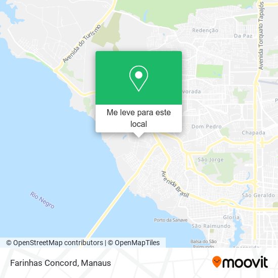 Farinhas Concord mapa