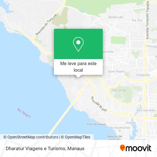 Dharatur Viagens e Turismo mapa