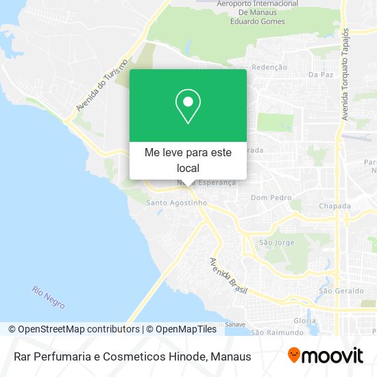 Rar Perfumaria e Cosmeticos Hinode mapa