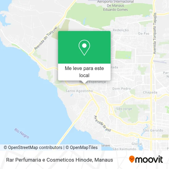 Rar Perfumaria e Cosmeticos Hinode mapa