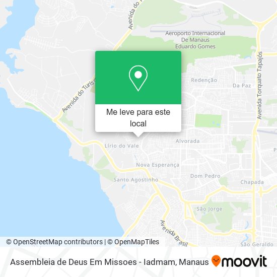 Assembleia de Deus Em Missoes - Iadmam mapa