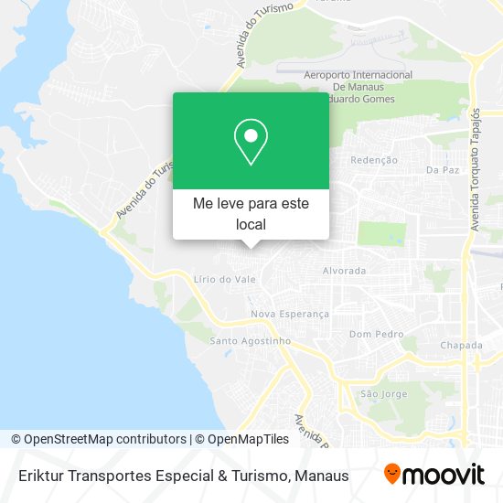 Eriktur Transportes Especial & Turismo mapa