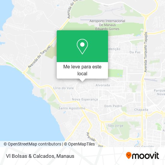 Vl Bolsas & Calcados mapa