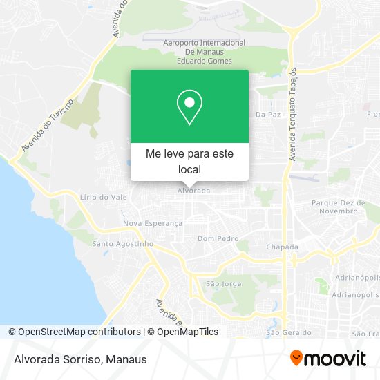 Alvorada Sorriso mapa